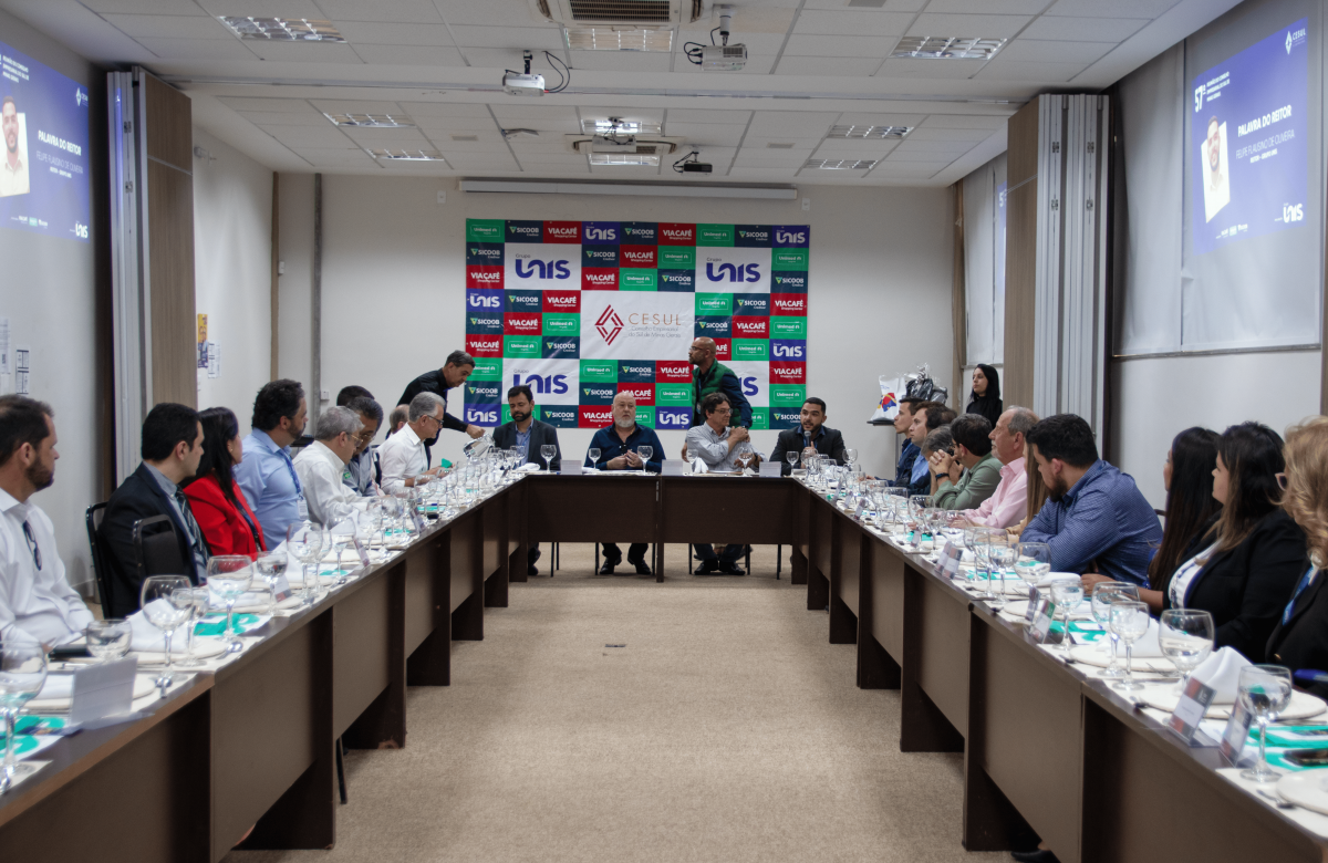 57ª Reunião do Cesul recebe o pré-candidato à prefeitura de Varginha, Leonardo Ciacci